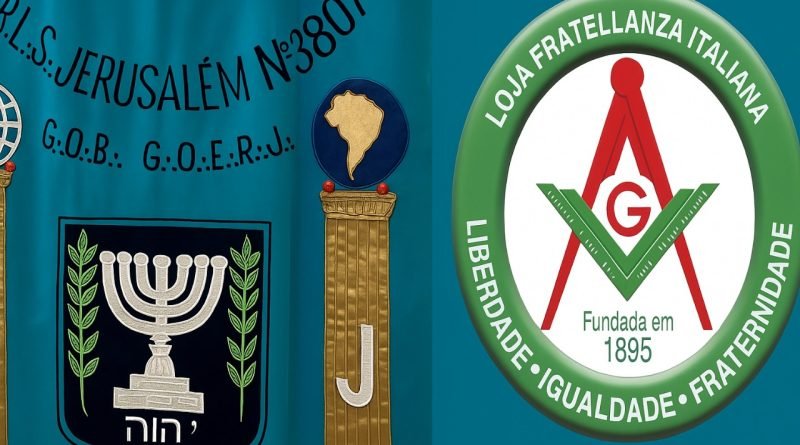 Sessão Conjunta:- Loja Jerusalém, nº 3807, Loja Fratellanza Italiana 441ª nº 1496 – Oriente dos Rio de Janeiro/RJ.